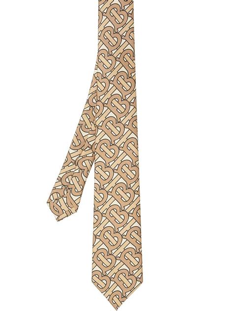 burberry classic cut monogram tomit silk tie|Designer Ties & Cufflinks .